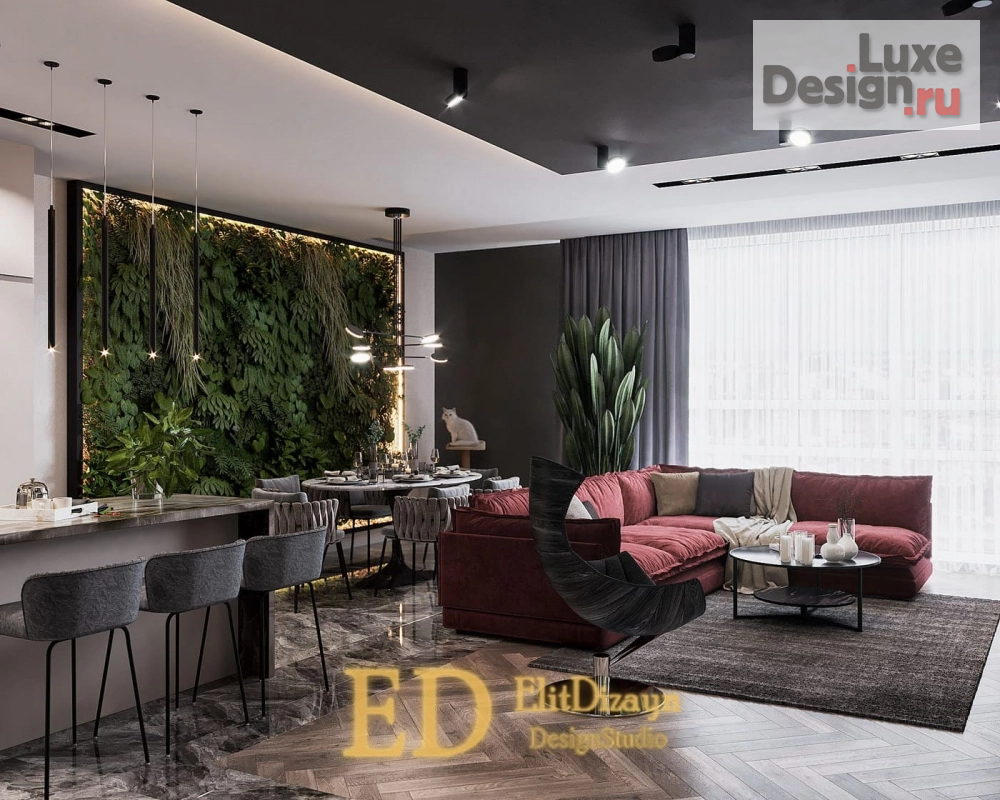 Дизайн интерьера трехкомнатной квартиры "Квартира - 120м2" (фото 22)