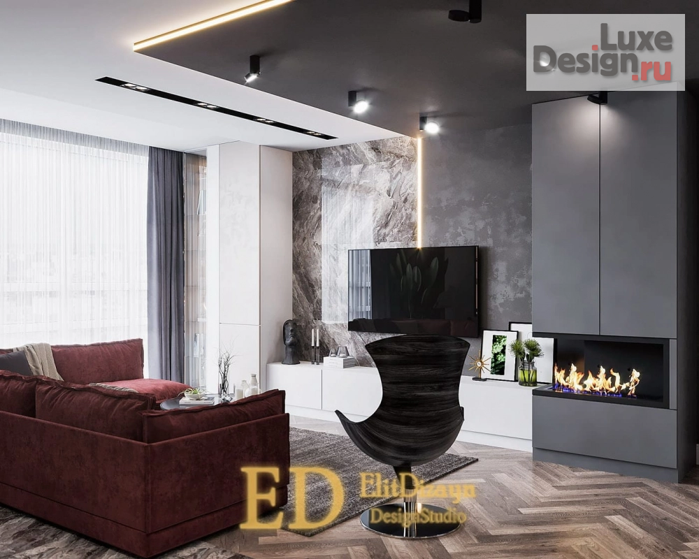 Дизайн интерьера трехкомнатной квартиры "Квартира - 120м2" (фото 23)