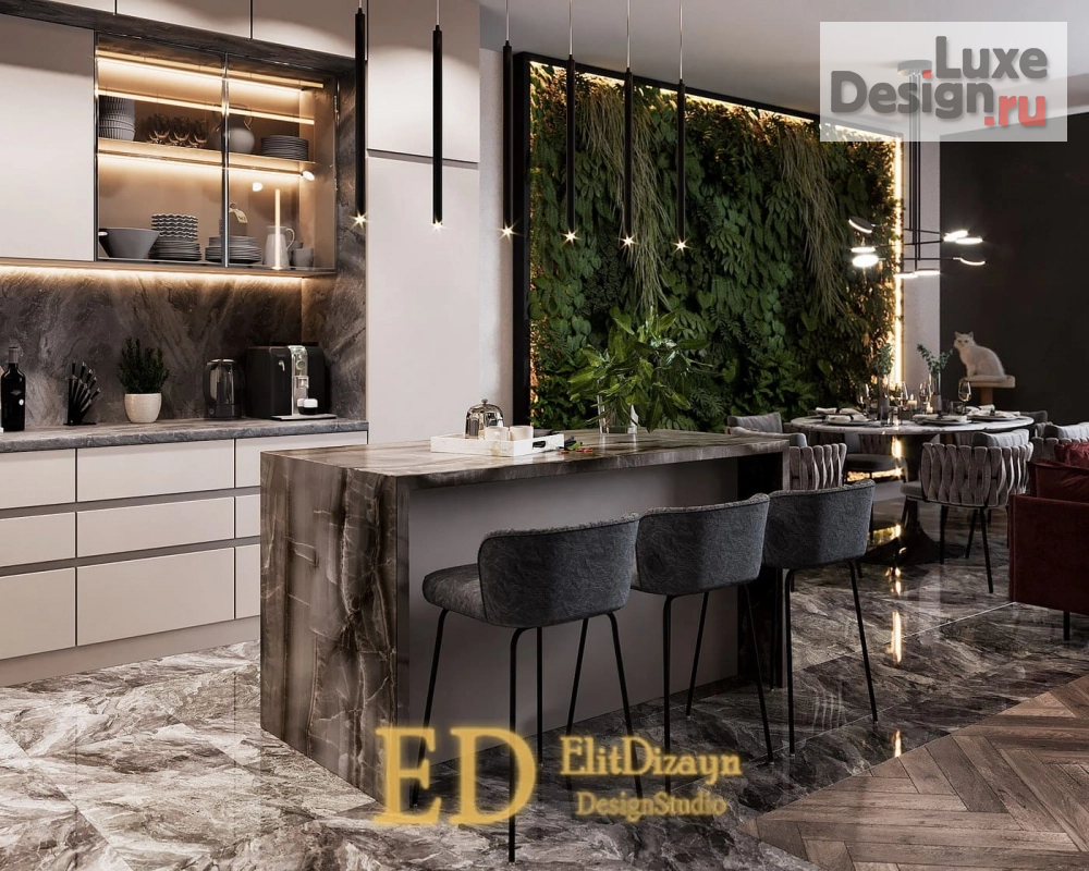 Дизайн интерьера трехкомнатной квартиры "Квартира - 120м2" (фото 28)