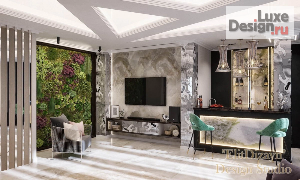 Дизайн интерьера пентхауса "Пентхаус" (фото 1)