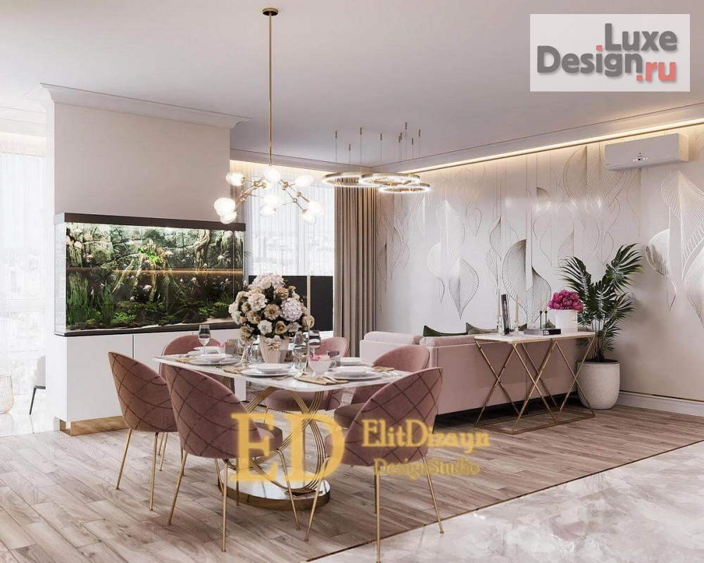 Дизайн интерьера трехкомнатной квартиры "Квартира 100 м2" (фото 36)