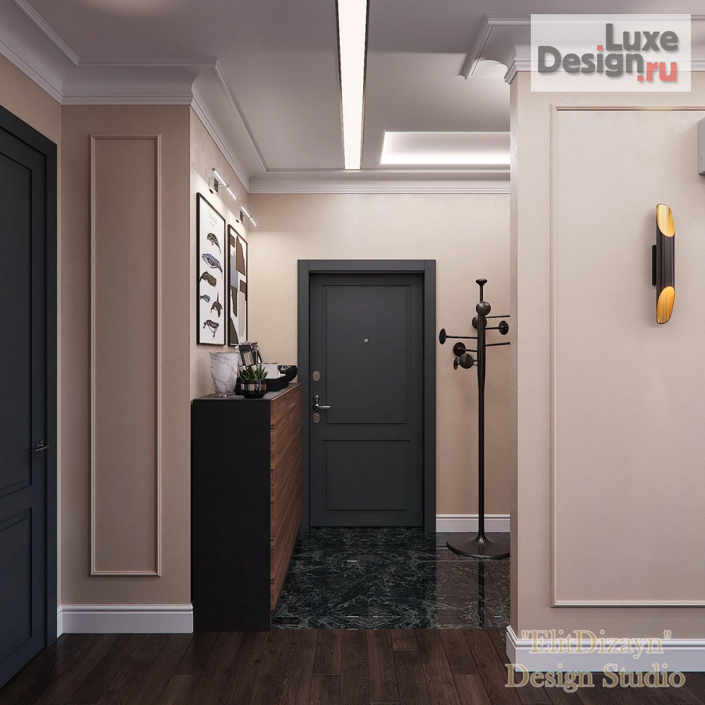 Дизайн интерьера четырехкомнатной квартиры "Квартира в ЖК в Москве" (фото 45)