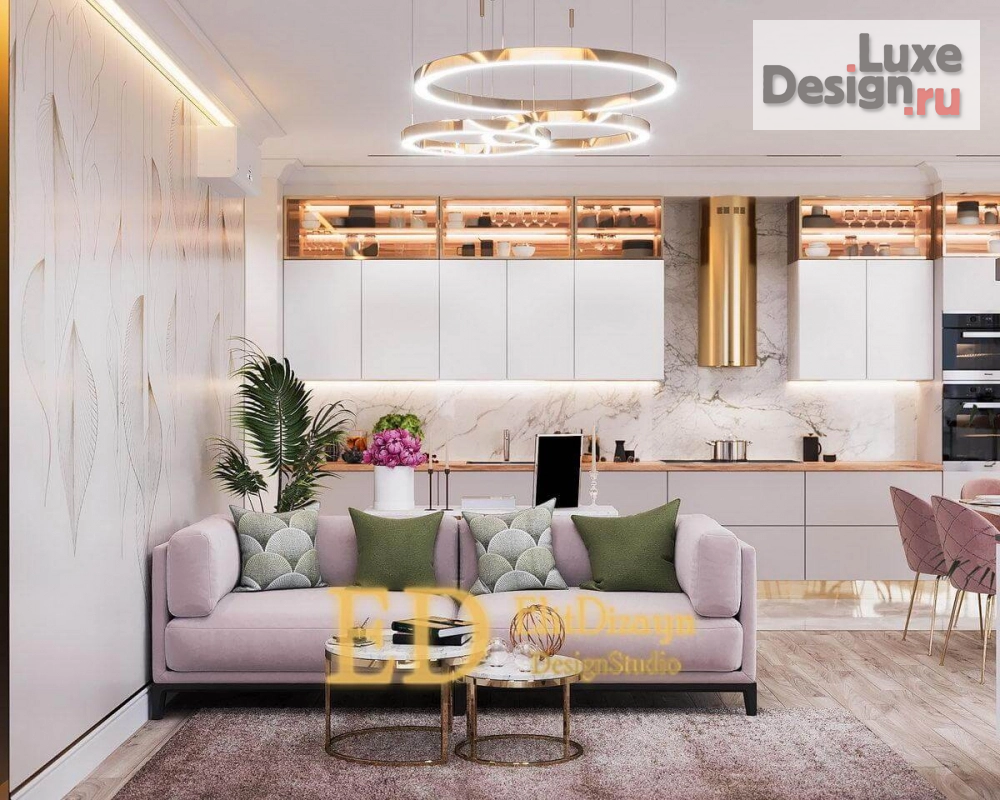 Дизайн интерьера трехкомнатной квартиры "Квартира 100 м2" (фото 40)