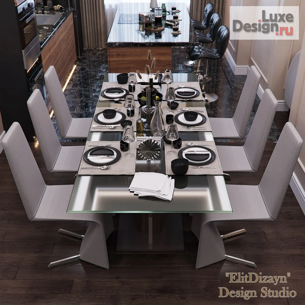 Дизайн интерьера четырехкомнатной квартиры "Квартира в ЖК в Москве" (фото 48)