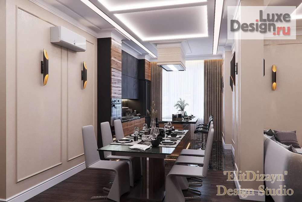 Дизайн интерьера четырехкомнатной квартиры "Квартира в ЖК в Москве" (фото 51)