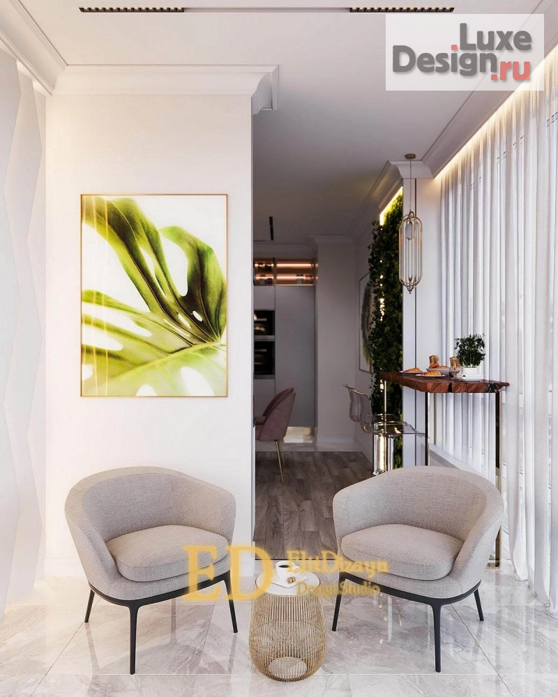 Дизайн интерьера трехкомнатной квартиры "Квартира 100 м2" (фото 44)