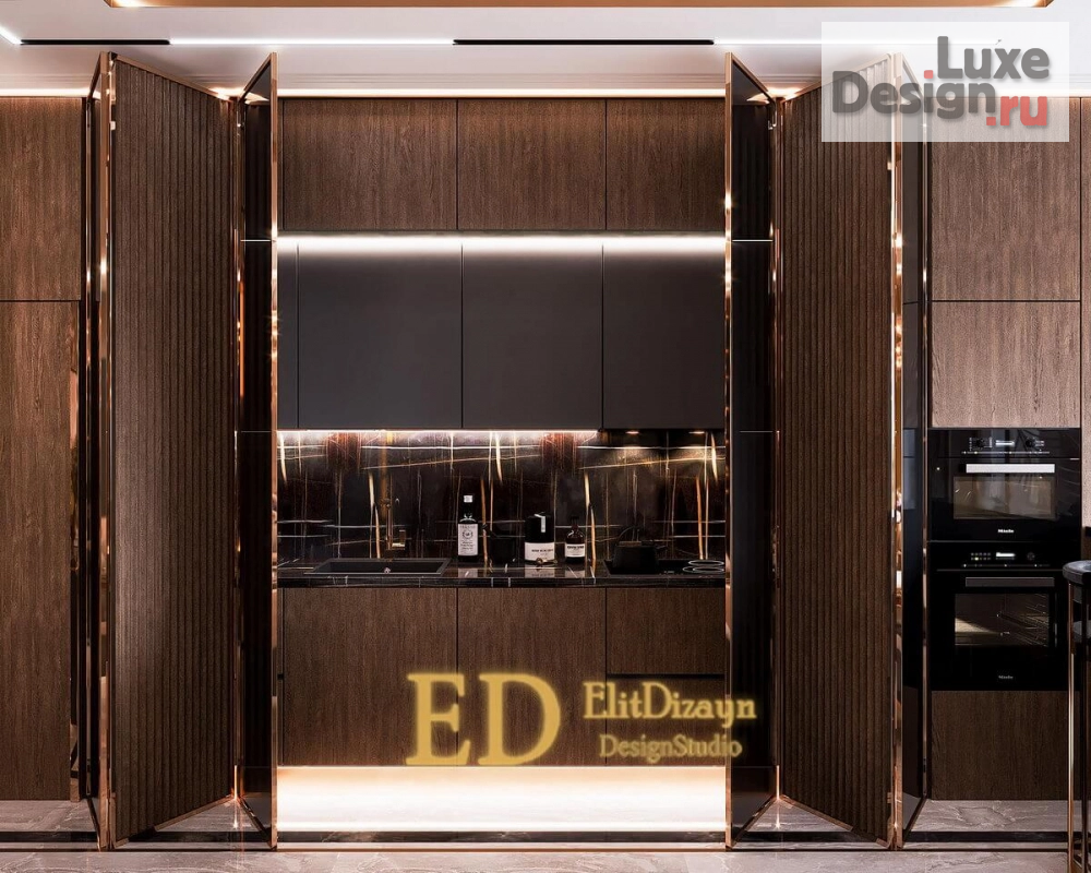 Дизайн интерьера двухкомнатной квартиры "Квартира Ар-Деко" (фото 42)