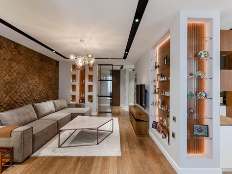 Дизайн интерьера в Ростове-на-Дону "Квартира, 168 м2, Стиль: Фьюжн"