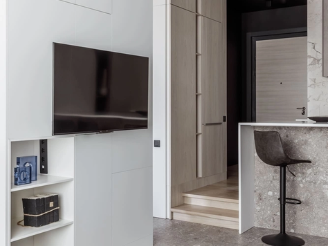 Дизайн интерьера двухкомнатной квартиры в Ростове-на-Дону ""Монолит". Квартира 50 м2 в Москве"