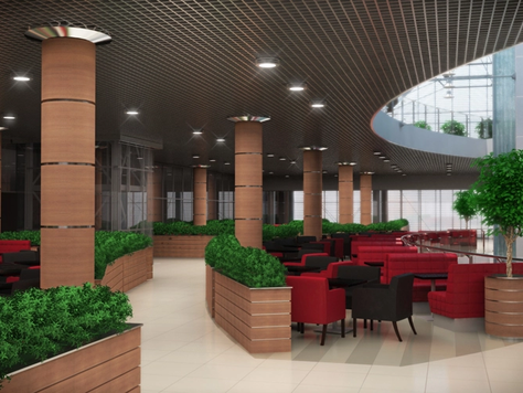 Дизайн интерьера торгового комплекса в Ростове-на-Дону "Проект торговой галереи ТЦ Горизонт"