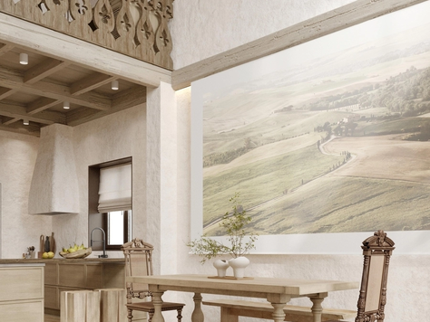 Дизайн интерьера загородного дома в Ростове-на-Дону "Современный русский стиль "