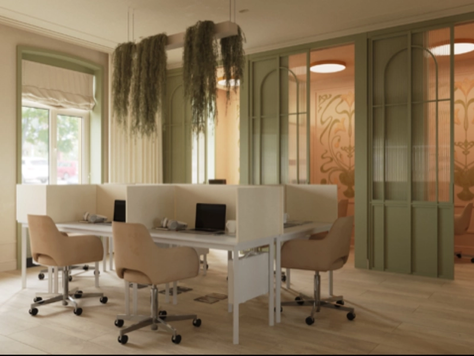 Дизайн интерьера в Ростове-на-Дону "Коворкинг в центре Ростова"